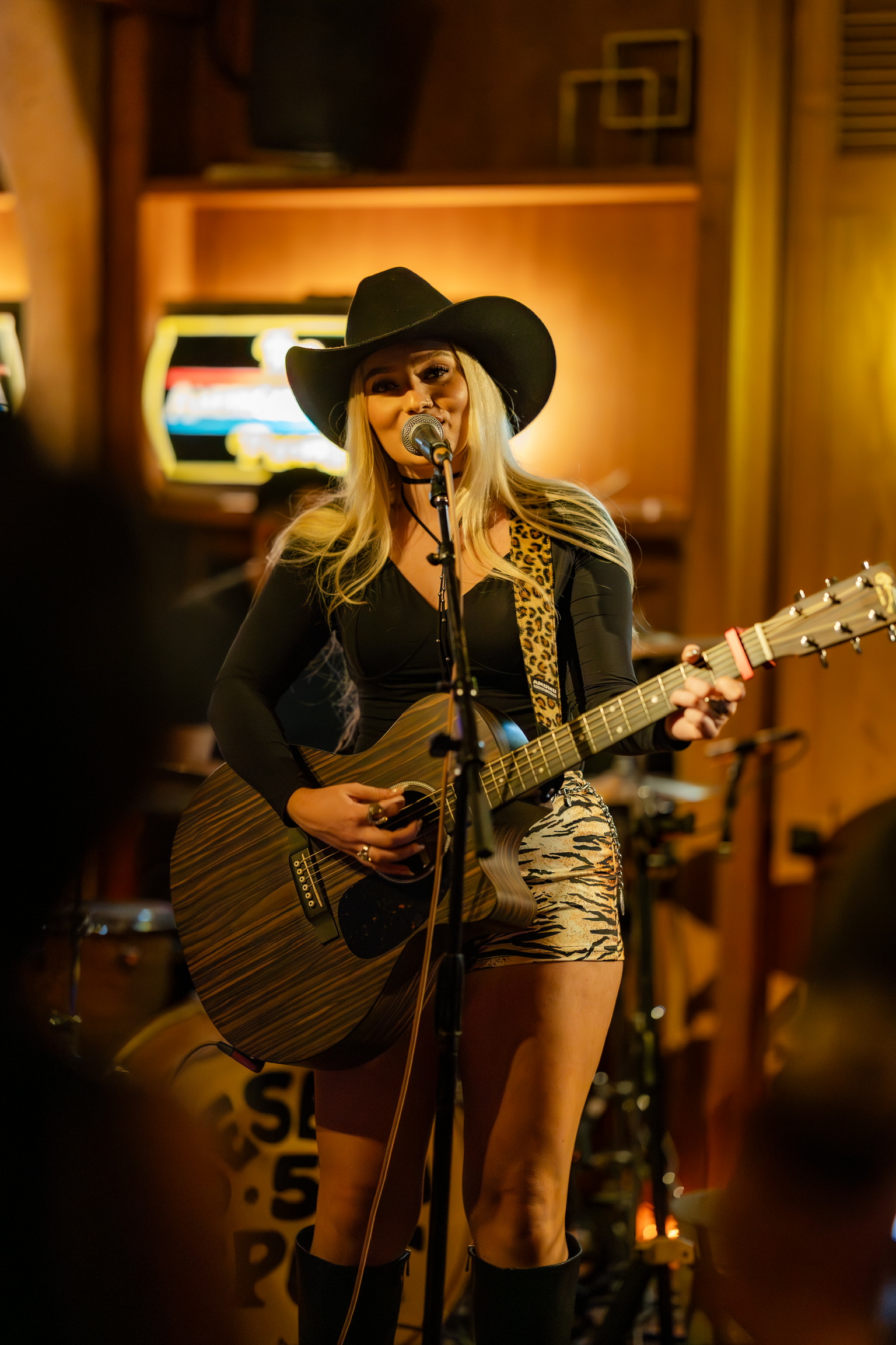 Kylie Trout performing live